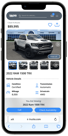 Vehicle Display Pages